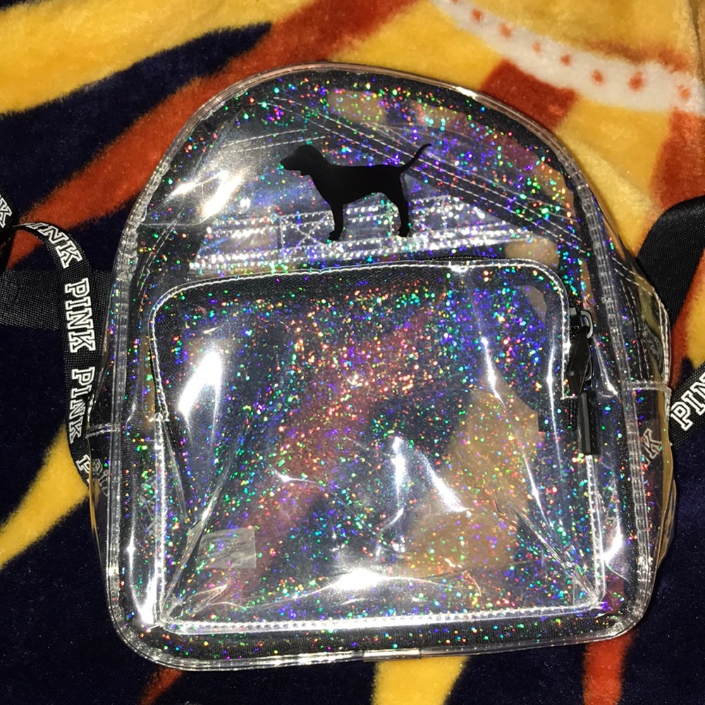 Victoria Secret’s PINK clear mini backpack